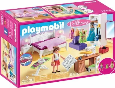 PLAYMOBIL® 70208 Schlafzimmer Mit Nähecke 3 PLAYMOBIL® 70208 Schlafzimmer Mit Nähecke