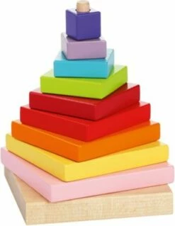 Pyramid Holzbausteine In 9 Verschiedenen Farben-9 Teilig -Siku-Shop 13236338 02