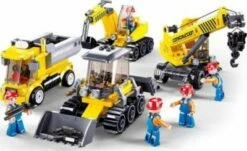 Sluban Baustellenfahrzeuge Set (463 Teile)