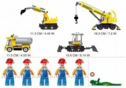 Sluban Baustellenfahrzeuge Set (463 Teile) 11 Sluban Baustellenfahrzeuge Set (463 Teile) -Siku-Shop 15025412 05