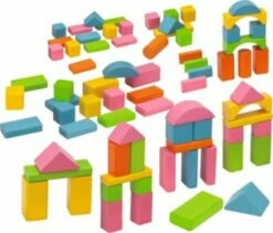 Eichhorn Holzbausteine Bunt, 75 Stück -Siku-Shop 16467455 02