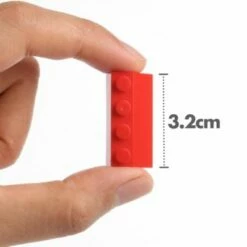 Katara 100 Rote Bausteine In Dachform, Sluban, Papimax, Q-Bricks Und Mehr Steckbausteine -Siku-Shop 19577304 04