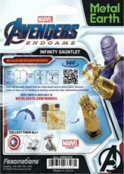 Metal Earth: Marvel Avengers Infinity Gauntlet 7 Metal Earth: Marvel Avengers Infinity Gauntlet -Siku-Shop 20016818 03