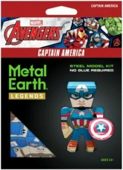 Metal Earth: Marvel Avengers Captain America Mini -Siku-Shop 20016819 03