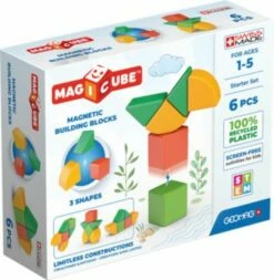 Geomag Magicube 3 Shapes Recycled Starter Set 6 Teile