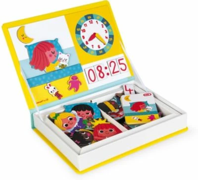 Janod Magnetbuch Lerne Die Uhr 4 Janod Magnetbuch Lerne Die Uhr – Bild 2