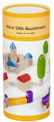 SINA®SPIELZEUG Bausteine Kleine SINA-Bausteinwelt BxH 9x21cm NEU