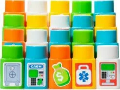 Molto Bausteine Set + Elektroauto + Spielmatte 124 X 75 Cm -Siku-Shop 22871970 04