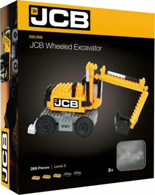 BRIXIES 3D-Bausatz JCB Bagger, 268 Ministeine, Inkl. Aufbauanleitung, Geschenkbox 3 BRIXIES 3D-Bausatz JCB Bagger, 268 Ministeine, Inkl. Aufbauanleitung, Geschenkbox