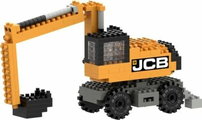BRIXIES 3D-Bausatz JCB Bagger, 268 Ministeine, Inkl. Aufbauanleitung, Geschenkbox 4 BRIXIES 3D-Bausatz JCB Bagger, 268 Ministeine, Inkl. Aufbauanleitung, Geschenkbox – Bild 2