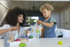 EverEarth Stylische Bauklötze, 37 Teile In Holzkiste -Siku-Shop 23198459 03