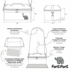 Fantifant Baustein-Tasche Für Kleine Klemmbausteine Z.B. Lego Tasche Mit Spielplatte -Siku-Shop 24341955 04