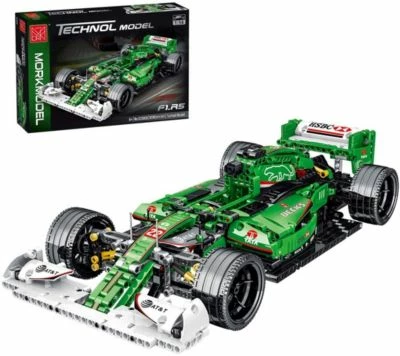 MORK Klemmbausteineset Rennwagen 1:14 Grün 2 MORK Klemmbausteineset Rennwagen 1:14 Grün