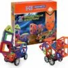 MAGNIKON Magnetische Bausteine “Das Mondauto” - Magnetbau-Set 40-teilig, Magnetbausteine, Ideal Als Konstruktionsspielzeug Zur Förderung Von Kreativität & Motorik, Spielzeug Für Kinder Ab 3 Jahre