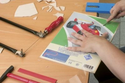 Pebaro Laubsägevorlage Rennwagen 3D", 352/4S" 4 Pebaro Laubsägevorlage Rennwagen 3D", 352/4S" – Bild 2