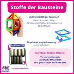 MAGNIKON Magnetische Bausteine "Fahrgestell", Ergänzungsset, Zusatzteile Mit Standardgröße Kombinierbar 11 MAGNIKON Magnetische Bausteine "Fahrgestell", Ergänzungsset, Zusatzteile Mit Standardgröße Kombinierbar -Siku-Shop 26669005 05