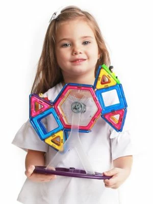 MAGNIKON Magnetische Bausteine, Magnetbau-Set "Das Weltall", 48-Teilig, Standardgröße 6 MAGNIKON Magnetische Bausteine, Magnetbau-Set "Das Weltall", 48-Teilig, Standardgröße – Bild 4