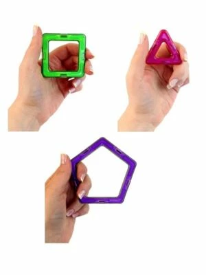 MAGNIKON Magnetische Bausteine, Magnetbau-Set "Das Weltall", 48-Teilig, Standardgröße 7 MAGNIKON Magnetische Bausteine, Magnetbau-Set "Das Weltall", 48-Teilig, Standardgröße – Bild 5