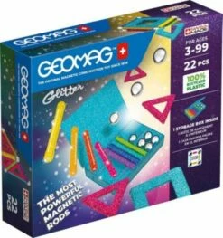 Geomag 534 Glitter Recycled 22 Teile