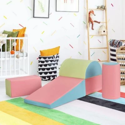 COSTWAY® Schaumstoffbausteine 5 TLG. Bauklötze 4 COSTWAY® Schaumstoffbausteine 5 TLG. Bauklötze – Bild 2