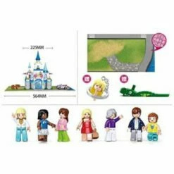 Sluban Klemmbausteine Saphir-Schloss (818 Teile) -Siku-Shop 27530752 04