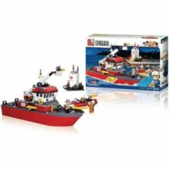 Sluban Klemmbausteine Löschboot Mit Öltank (405 Teile) -Siku-Shop 27530838 03