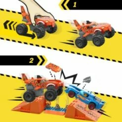 MEGA Hot Wheels Monster Trucks Tiger Shark Crash Wettkampf -Siku-Shop 28445122 03