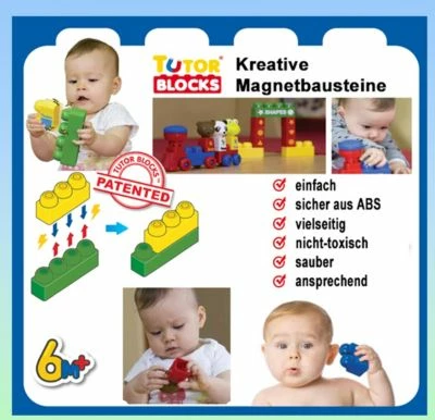 Tutor Blocks Meine Ersten Magnetbausteine Tierrennen 6 Tutor Blocks Meine Ersten Magnetbausteine Tierrennen – Bild 4