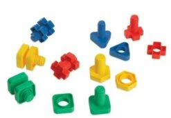 Siku-Shop 28 Edushape Muttern Und Schrauben - 144 Stück