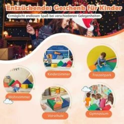 COSTWAY® 7 Tlg. Softbausteine Schaumstoffbausteine Bauklötze -Siku-Shop 29631036 04