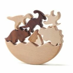 Brighten Lernspielzeug Für Kinder Jenga-Bausteine Für Dinosaurier-Kinder