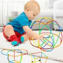 Debuy Spleißspielzeug Für Kinder DIY Strohbausteine -Siku-Shop 29747567 06