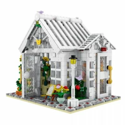 MORK Klemmbausteinset Weißer Blumenshop 031061 4 MORK Klemmbausteinset Weißer Blumenshop 031061 – Bild 2