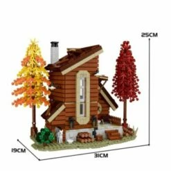 MORK Klemmbausteinset Beleuchtete Holzhuette 031073 -Siku-Shop 29801271 04