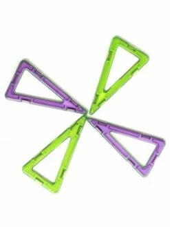 MAGNIKON Magnetische Bausteine Gleichschenkligen Dreiecks, 4 Stk. , Ersatzteile, Kleines Set -Siku-Shop 29814208 05