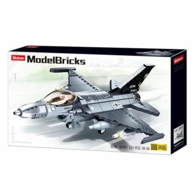 Sluban Klemmbausteine Düsenjet "Falcon Fighter" (521 Teile) 4 Sluban Klemmbausteine Düsenjet "Falcon Fighter" (521 Teile) – Bild 2