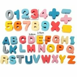 Enbaoxin Threading Perlen Spiel Pädagogisches Spielzeug Für Baby Kinder Kinder Cartoon Tiere Obst Anzahl Brief Holz Spielzeug Bespannen -Siku-Shop 30437225 06