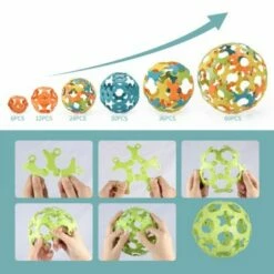SHAOKE 36 STÜCKE Verschiedene Bausteine Pädagogisches Puzzle-Spielzeug Steckbausteine -Siku-Shop 30596321 04