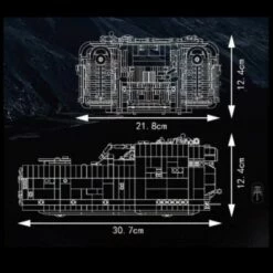 MOULD KING Konstruktionsspielsteine 21061 Ferngesteuerter Luftschiffe MOC Klemmbausteine 3018 Teile -Siku-Shop 30637993 06