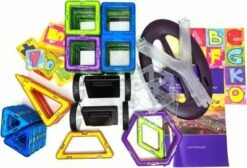 MAGNIKON Magnetische Bausteine “Der Baumeister” - Magnetbau-Set 118-teilig, Magnetbausteine, Ideal Als Konstruktionsspielzeug Zur Förderung Von Kreativität & Motorik, Spielzeug Für Kinder Ab 3 Jahre -Siku-Shop 30797107 04