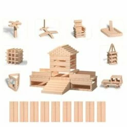 Epik Bauklötzchenstreifen Lernspielzeug DIY Kreatives Blockspielzeug Für Kinder