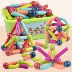 Epik Starke Magnetische Bauklötze Kinder Magnetspielzeug Pädagogische Hundert ändern Magnetischen Stick Magnetische Stäbe 130 Stück Verpackt -Siku-Shop 30971713 03