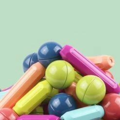 Epik Starke Magnetische Bauklötze Kinder Magnetspielzeug Pädagogische Hundert ändern Magnetischen Stick Magnetische Stäbe 130 Stück Verpackt -Siku-Shop 30971713 04