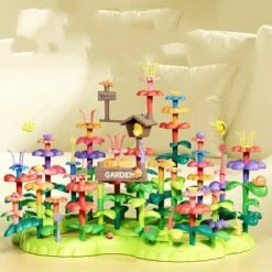Enbaoxin Große Partikel Baustein Spielzeug Vielfältiges Blumenmodell Kinderspielzeug -Siku-Shop 30987519 03