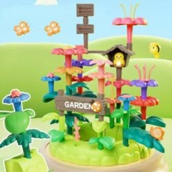 Enbaoxin Große Partikel Baustein Spielzeug Vielfältiges Blumenmodell Kinderspielzeug -Siku-Shop 30987519 05