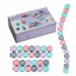 Enbaoxin Digitale Saugnapfblöcke Interaktion Lernspielzeug Alphanumerische Bausteine Spielzeug