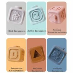 SHAOKE Kleinkind Blöcke Stapeln Pädagogisches Spielzeug Lernspielzeug Für Kinder Aus Weichem Kautschukbaustein Bausteine 12 SHAOKE Kleinkind Blöcke Stapeln Pädagogisches Spielzeug Lernspielzeug Für Kinder Aus Weichem Kautschukbaustein Bausteine -Siku-Shop 31257284 05