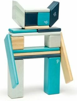 TEGU 5700509 Magnetisches Holzset Blau, 24 Teile -Siku-Shop 8305022 02